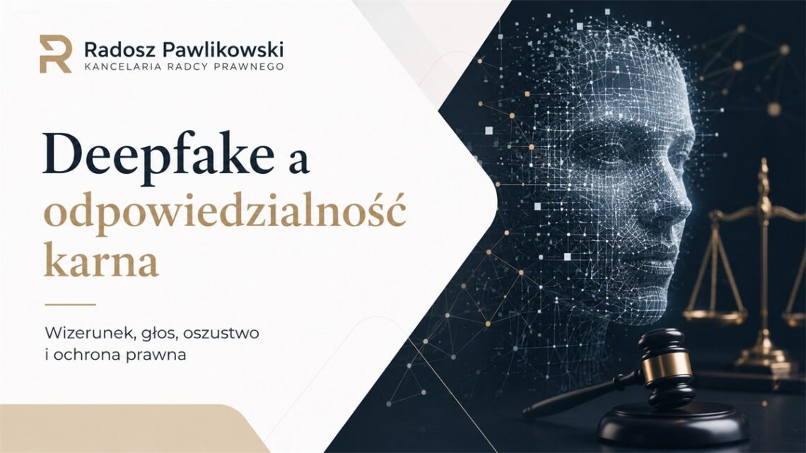 Deepfake a odpowiedzialność karna w Polsce