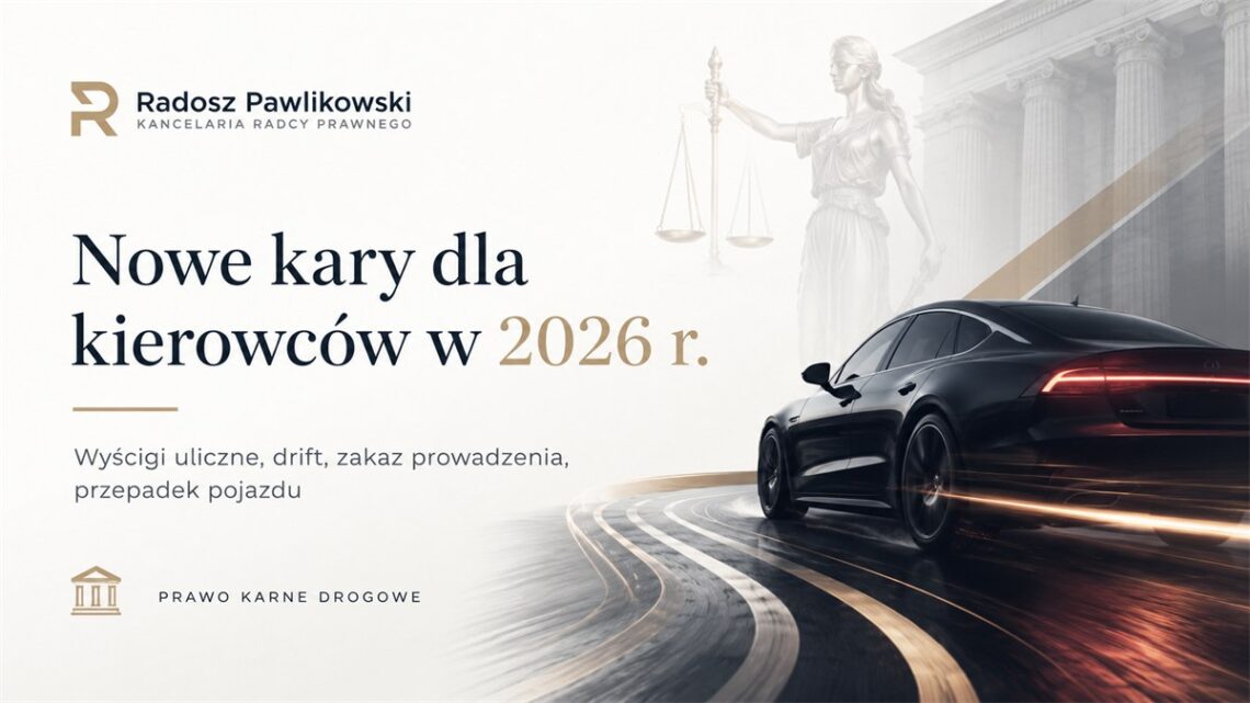 Nowe kary dla kierowców w Polsce w 2026 roku