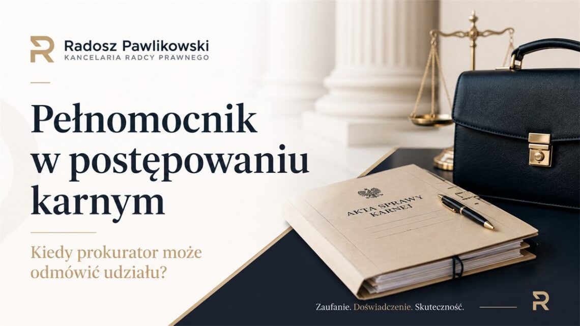 Pełnomocnik w postępowaniu karnym